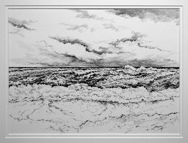 Ocean Surf 4, 10.5x14 inches, graphite pencil, 2015.JPG
